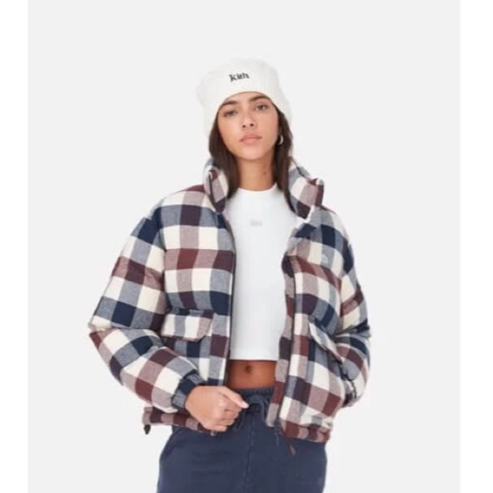 Kith Plaid Jacket in Blue, White, and Brown